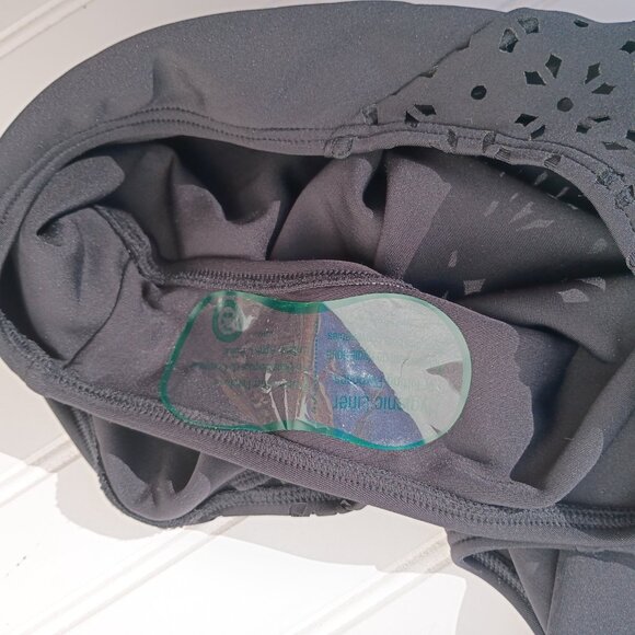 MICHAEL KORS Scuba Zip Swimsuit Womens 6 Black One Piece Bathing Suit NWT - Picture 13 of 16